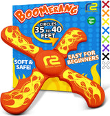 Beginner Boomerang for Children Ages 6-12 - Lightweight Foam, Easy Throw and Catch