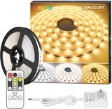 Lepro LED Tunable White Strip Light – Home Office Desk Lighting, Adjustable Cool to Warm Focus Strip 16.4ft