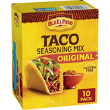 Old El Paso Original Taco Seasoning Mix 10 Pack – Clean, Uncluttered Pantry Staple for Intentional Kitchens