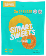SMART SWEETS Peach Rings – Thoughtful Low-Sugar Gift for Dieters, Stocking Stuffer for Health-Conscious Friends