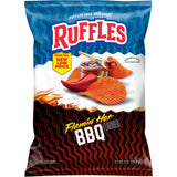 Ruffles Potato Chips – Camping and Picnic Snack, Durable 8oz Bag for Road Trips