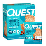 Quest Nutrition Double Chocolate Chip Protein Cookie – Calm Cravings Companion for Mindful Eating Days, 15g Protein High Protein Snack