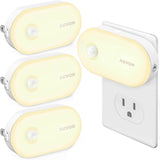 AUVON Motion Sensor Night Light – Flameless Auto Shutoff Nightlight for Bedroom, Bathroom and Hallway Fall Prevention