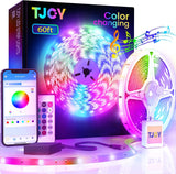 LuminoGlow Smart LED Strip Lights – Trendy Birthday Gift for Teens, Music Sync Room Decor with App and Remote