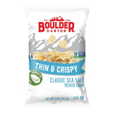 Boulder Canyon Avocado Oil Potato Chips – Better-for-You Pantry Staple for Health-Conscious Adults, 6-Pack Single Serve