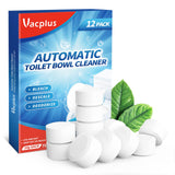 Vacplus Toilet Bowl Tablets for Clutter-Free Apartment Bathrooms, Dye-Free Drop-In Cleaners for an Intentional, Uncluttered Home