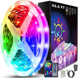 Keepsmile LED Strip Lights for Party – Music Sync RGB Strip with Bluetooth App and Remote for Living Room and Bar