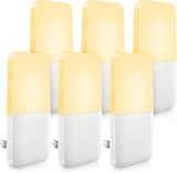 MAZ-TEK Plug in Night Light, Dusk to Dawn Nightlights for Staircase and Hallway Safety, Flameless Automatic LED
