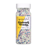 Supernatural Unicorn Tracks Natural Confetti Sprinkles – Plant Based Low Sugar Topping for Mindful Family Baking, Dye Free, 3oz