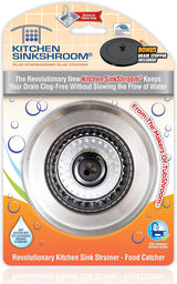 Kitchen SinkShroom Stainless Steel Sink Strainer, Practical Housewarming Gift for New Homeowners