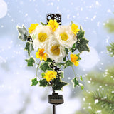 Starryfill Angel Solar Stake – Sympathy Memorial Gift for Loss of Mom, Crackle Glass Garden Light