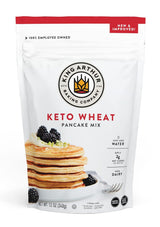 King Arthur Keto Wheat Pancake Mix - Self-Care Morning Ritual for Keto and Diabetic Diets, High-Protein Fluffy Pancakes