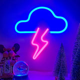 [Brand] Lightning Bolt Neon Sign – Cool-to-Touch Kids Room Wall Decor, Battery or USB Powered LED Light for Nursery and Playroom