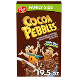 Cocoa PEBBLES Cereal – Better For You Chocolate Cereal for Stress Free School Mornings, 32 oz Mega Pack