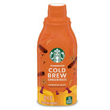 Starbucks Cold Brew Pumpkin Spice Concentrate – Cozy Fall Birthday Gift for Her, 32 oz Seasonal Limited Edition