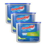 DampRid Fragrance Free Disposable Moisture Absorber 10.5 oz 3 Pack – White-Toned Bedroom Dehumidifier for Cozy Aesthetic