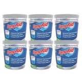 DampRid 11 oz Refillable Moisture Absorber 6-Pack, Simple Blue Cup for Intentional Clutter Free Living Spaces