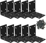 Aufuga Black Stainless Steel Shelf Bracket for Cozy Living Room Floating Shelf Displays