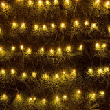 AWQ 200 LED Net Mesh Lights 9.8ft x 6.6ft for Patio, Backyard Bushes and Garden Christmas Decor, 8 Modes Waterproof