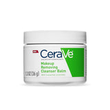 CeraVe Unscented Cleansing Balm Makeup Remover with Ceramides, Streamlined Vanity Must-Have in a 1.3 Oz Jar