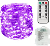 suddus Battery Fairy Lights – Cozy Bedroom String Lights with Remote and Timer for Warm White Ambiance
