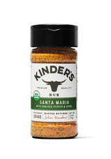 Kinder's Organic Santa Maria Rub – Clean-Label Seasoning for Health-Conscious Home Cooking