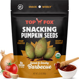 Top Fox Snacks Organic Shell-Free Pumpkin Seeds - Portable Road Trip Snack for Long Drives and Weekend Adventures