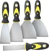 Putty Knife Set – Living Room Wall Touch-Up Tool, 5 Stainless Steel Scrapers for Bedroom Refreshes