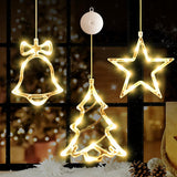 LuminGlow Snowflake LED Window Lights – Cozy Christmas Living Room & Bedroom Decor with Auto Timer