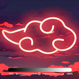 Dleouly Anime Cloud Neon Sign – Thoughtful Birthday Gift for Gamers and Anime Fans, Dimmable Wall Light for Bedroom