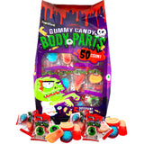 Frankford Halloween Gummy Candy Body Parts (50 Count) – Individually Wrapped Treats for Porch Candy Bowls