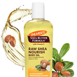 Palmer's Raw Shea Body Oil with Vitamin E – Thoughtful Skincare Gift for Mom on Her Birthday, Guest Bathroom