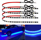 LEDMOMO 24" Outdoor LED Light Strip for Camping, Patio & Backyard Ambiance, 12V Waterproof 4-Pack