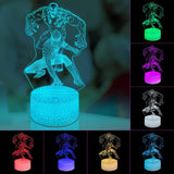 Superhero 3D Night Light – Unique Birthday Gift for Boys and Girls, Remote-Controlled Color Changing Bedside Lamp