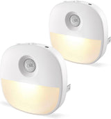 Lyridz Night Light – 0.6 Inch Low Profile Plug in Design for Clean Modern Interiors, Dimmable Warm LED