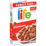 Life Cinnamon Cereal – Wholesome morning ritual with 25g whole grains and calcium, lightly sweet cinnamon flavor, 22.3oz