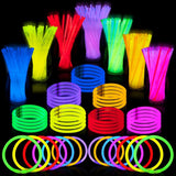 JOYIN 8-Inch Glowsticks 144 Pack – Waterproof Outdoor Glow Sticks for Camping, Backyard Parties, and Nighttime Hikes
