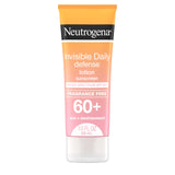 Neutrogena Invisible Daily Defense – Outdoor Hiking & Biking Sunscreen, SPF 60+ Water-Resistant Lotion