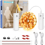 WOBANE Motion Sensor Stair Light – Flameless Night Lighting for Safe Stairways and Hallways