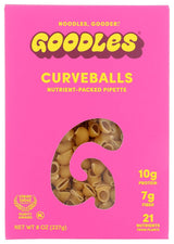Goodles Curveballs Pasta, 8 OZ – Better-for-You Weeknight Side for Clean Eating Routines