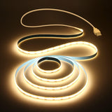 Aclorol USB COB LED Strip Lights – Cozy Bedroom Accent Lighting, Warm White Ambient Glow