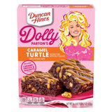 Duncan Hines Dolly Parton Caramel Turtle Brownie Mix – Collectible Birthday Gift for Mom, 16.7 oz Gourmet Dessert