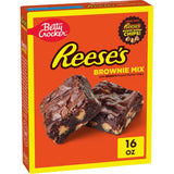 Betty Crocker REESE'S Brownie Mix with Peanut Butter Chips – Easy Weekend Baking Activity for Kids Birthday Party Prep