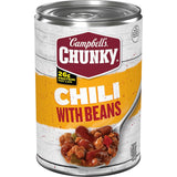 Campbell's Chunky Chili With Beans – Renal-Friendly Low-Sodium Pantry Chili Option, 16.5 oz Can