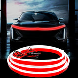 Car LED Hood Light Strip – Cool Birthday Gift for Car Guys, Dynamic Scan Start-Up Effect Universal Fit