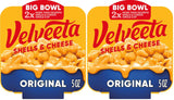 Velveeta Shells & Cheese Original Value Box, 24 oz – Single Serve Style Bowls and Stovetop Prep for Busy Workdays