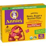 Annie's Organic Fruit Tape Swirly Strawberry – Workday Snack for Adults Skipping Meals, 6 Rolls of Fruit Tape