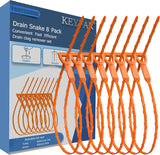 Drain Snake – 25 Inch Tub and Sink Unclogger for Quick Home Cleaning Tasks