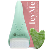 BAIMEI IcyMe Ice Roller and Jade Gua Sha Set – Premium Cryotherapy Duo, Elegant Gift for the Discerning Woman