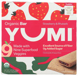 Yumi Strawberry Rhubarb Bar – Clean Ingredient Kids Snack Free from Seed Oils and Added Sugar